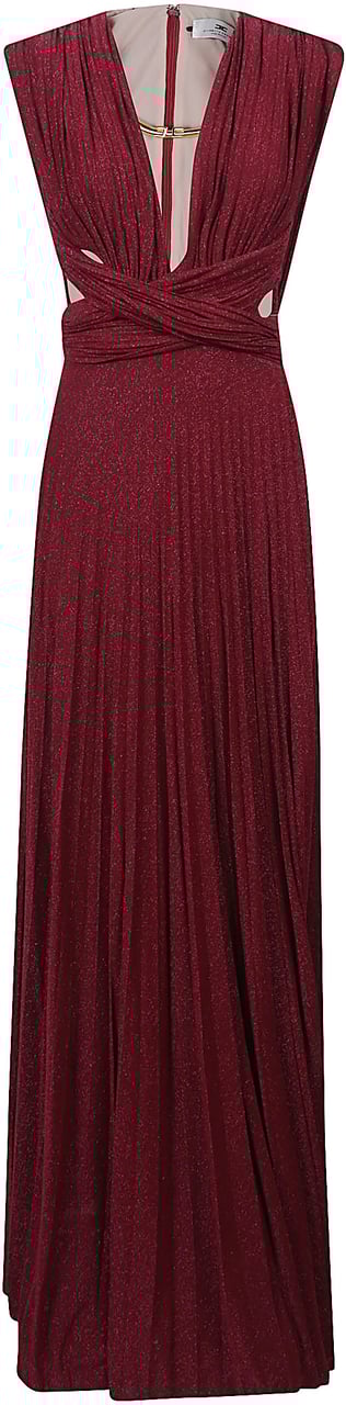 Elisabetta Franchi Red Carpet Dress Red Rood