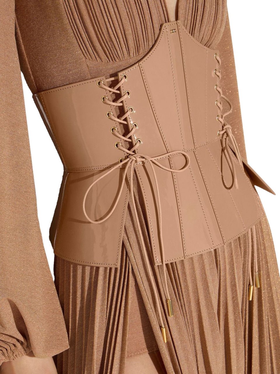 Elisabetta Franchi Dresses Brown Beige