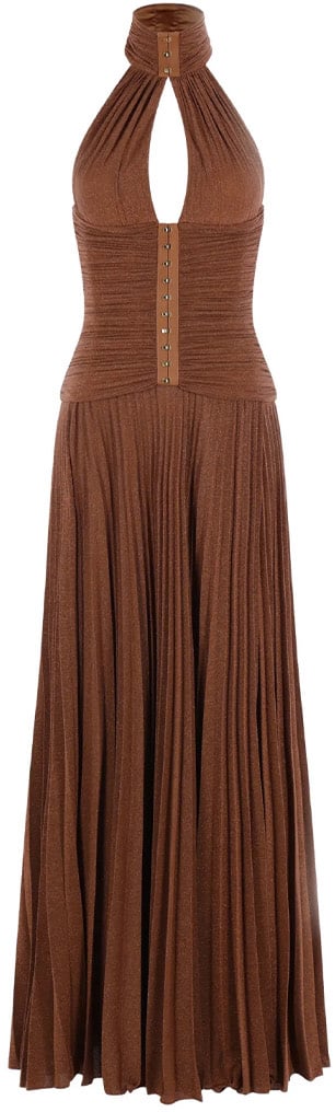 Elisabetta Franchi Dresses Brown Bruin