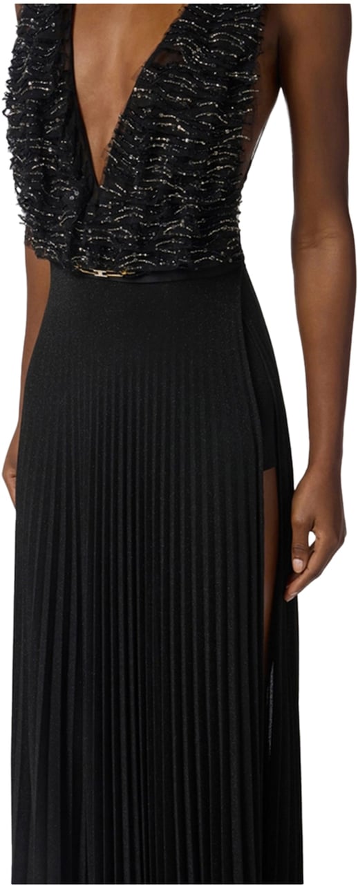Elisabetta Franchi Dresses Black Zwart