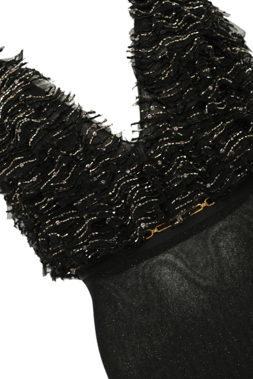 Elisabetta Franchi Dresses Black Zwart