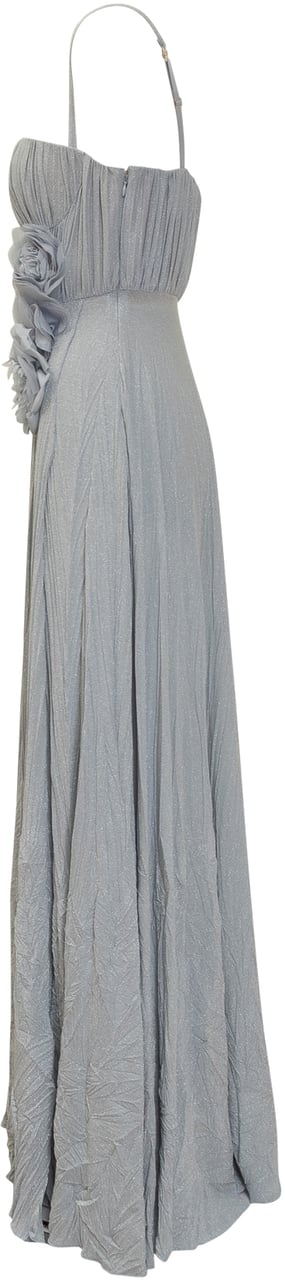 Elisabetta Franchi Abito Lungo Blauw