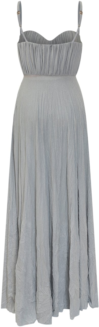 Elisabetta Franchi Abito Lungo Blauw
