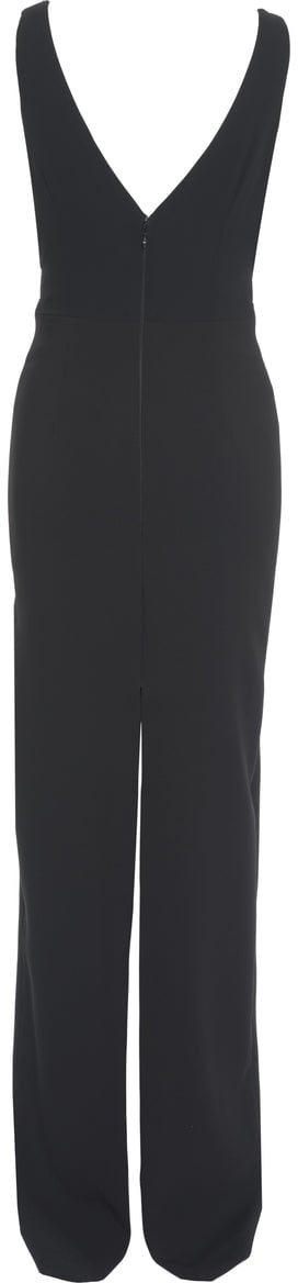 Elisabetta Franchi Maxi dress with sequins Zwart