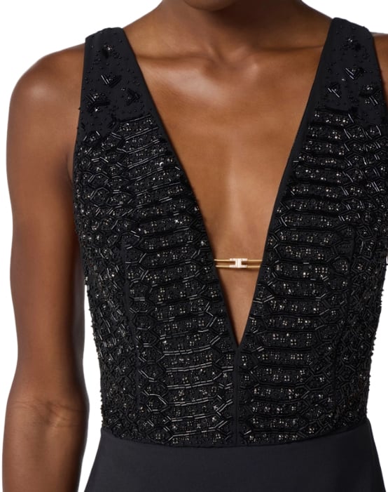 Elisabetta Franchi Dresses Black Zwart