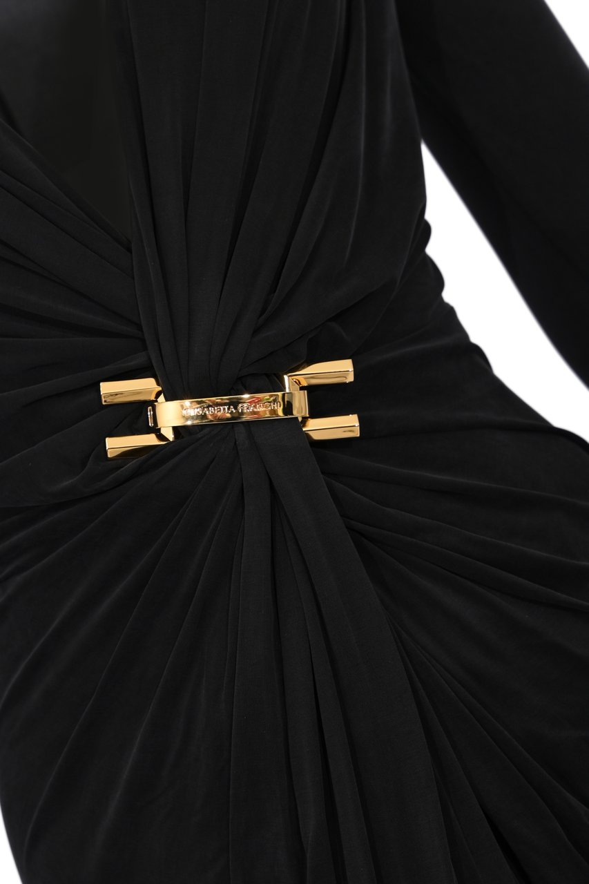 Elisabetta Franchi Dresses Black Zwart