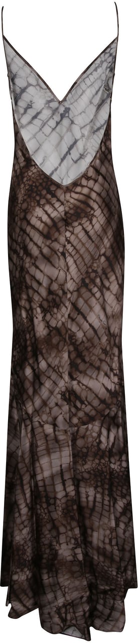 Elisabetta Franchi Red Carpet Sleeveless Dress Brown Bruin