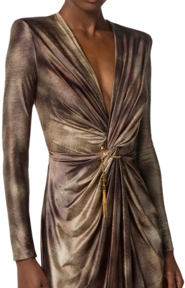 Elisabetta Franchi Dresses Brown Bruin