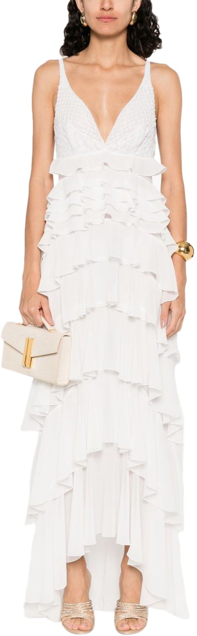 Elisabetta Franchi Dresses Ivory Wit