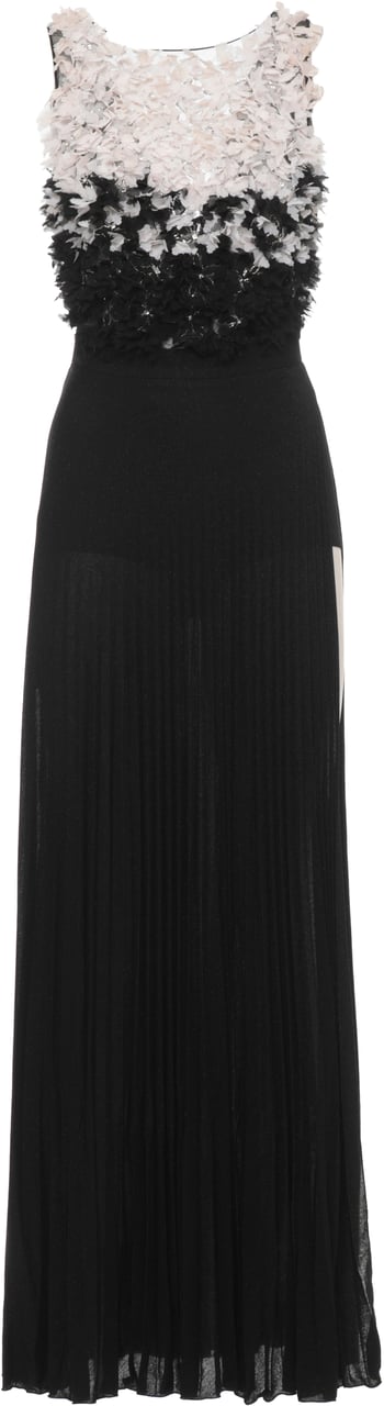 Elisabetta Franchi Dresses Nero/Burro Zwart