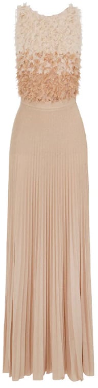 Elisabetta Franchi Dresses Carne/Burro Beige