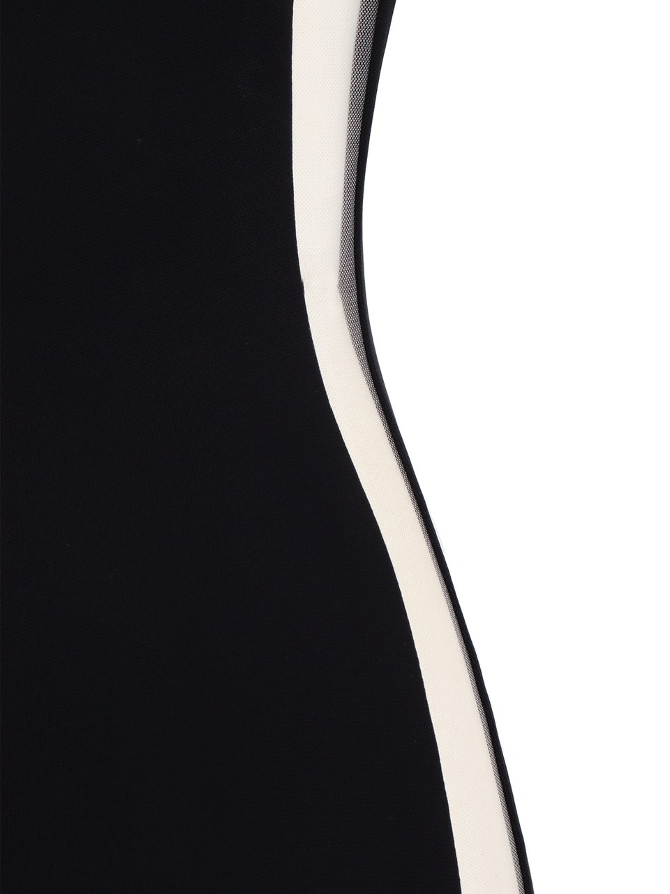 Elisabetta Franchi Black Asymmetrical Gold Maxi Dress Zwart