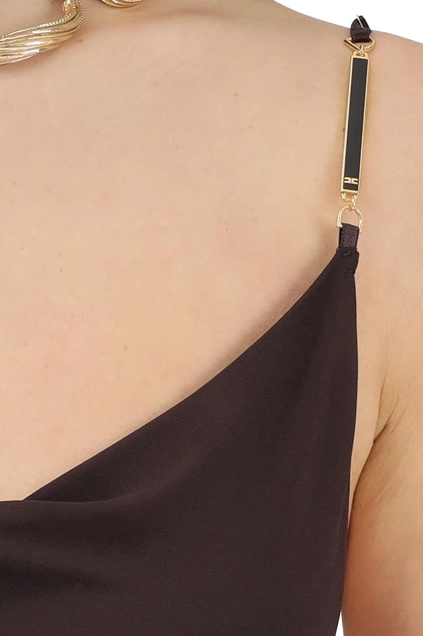 Elisabetta Franchi Dresses Dark Chocolate Bruin