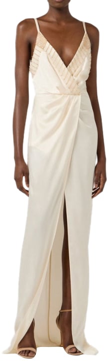 Elisabetta Franchi Dresses Burro Beige