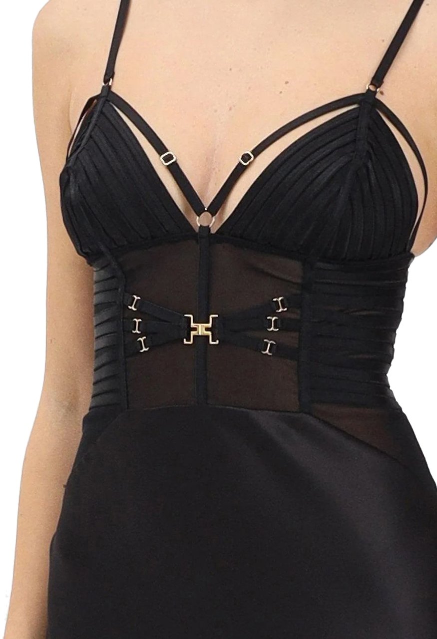Elisabetta Franchi Dresses Black Zwart