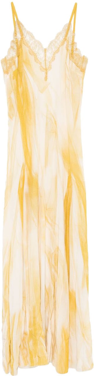 Elisabetta Franchi Dresses Yellow Geel