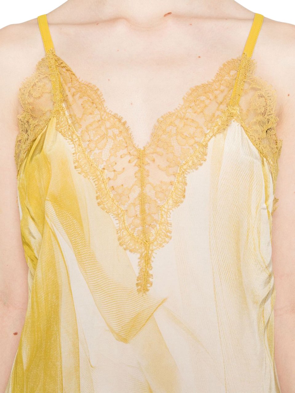 Elisabetta Franchi Dresses Yellow Geel