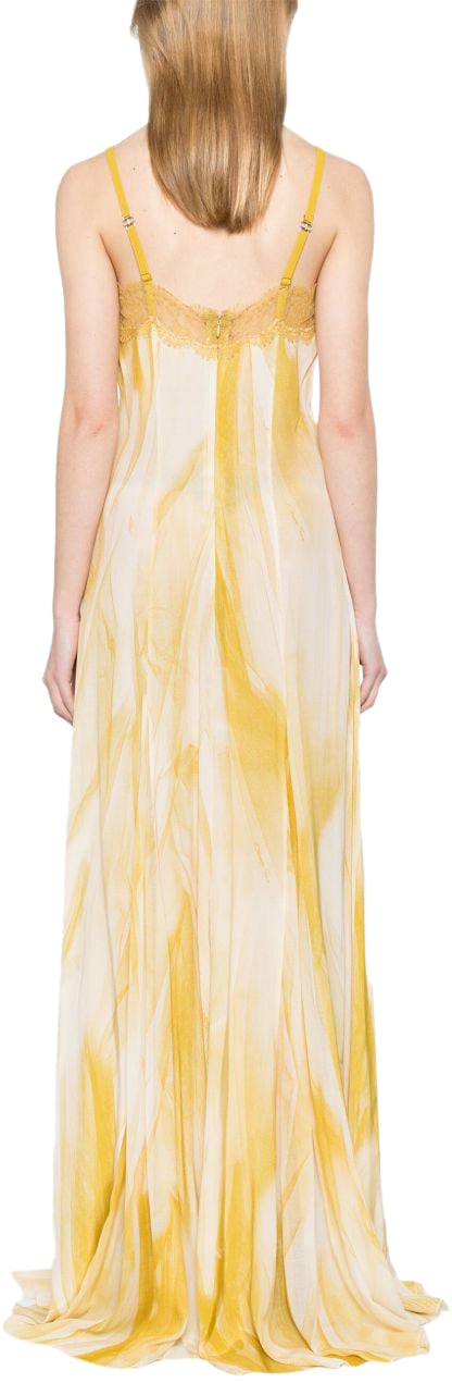 Elisabetta Franchi Dresses Yellow Geel