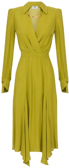 Elisabetta Franchi Dresses Green Groen