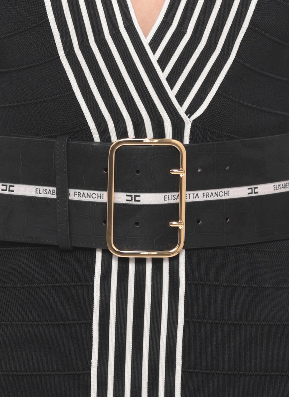 Elisabetta Franchi Dresses Black Zwart