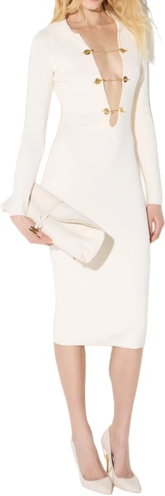 Elisabetta Franchi Dresses Burro Wit