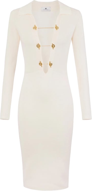 Elisabetta Franchi Dresses Burro Wit