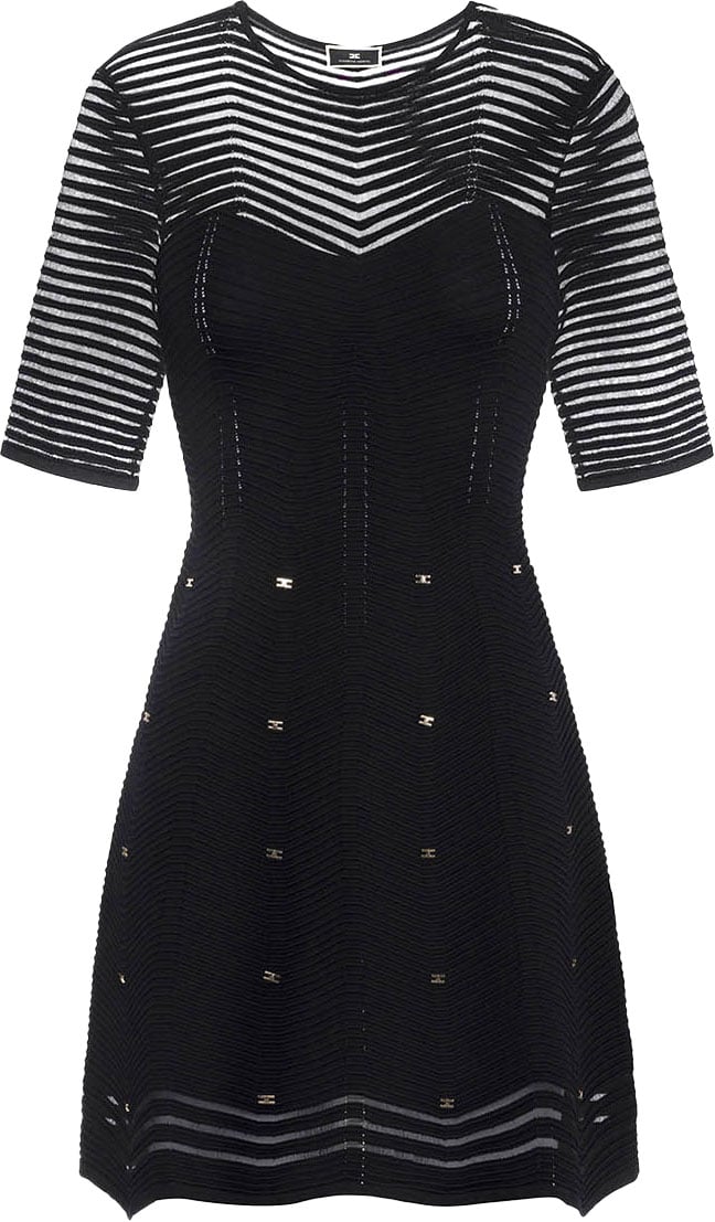 Elisabetta Franchi Dresses Black Zwart