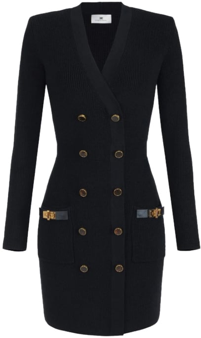 Elisabetta Franchi Dresses Black Zwart