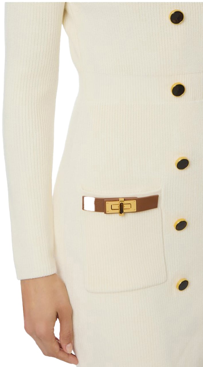 Elisabetta Franchi Dresses White Wit