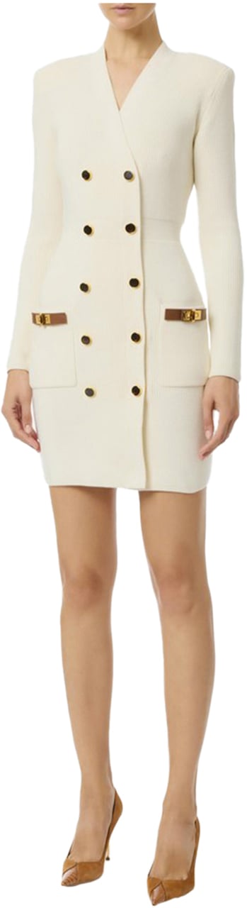 Elisabetta Franchi Dresses White Wit