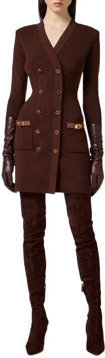 Elisabetta Franchi Dresses Brown Bruin