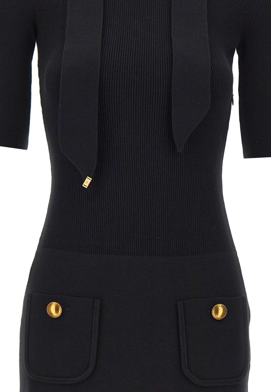 Elisabetta Franchi Dresses Black Zwart