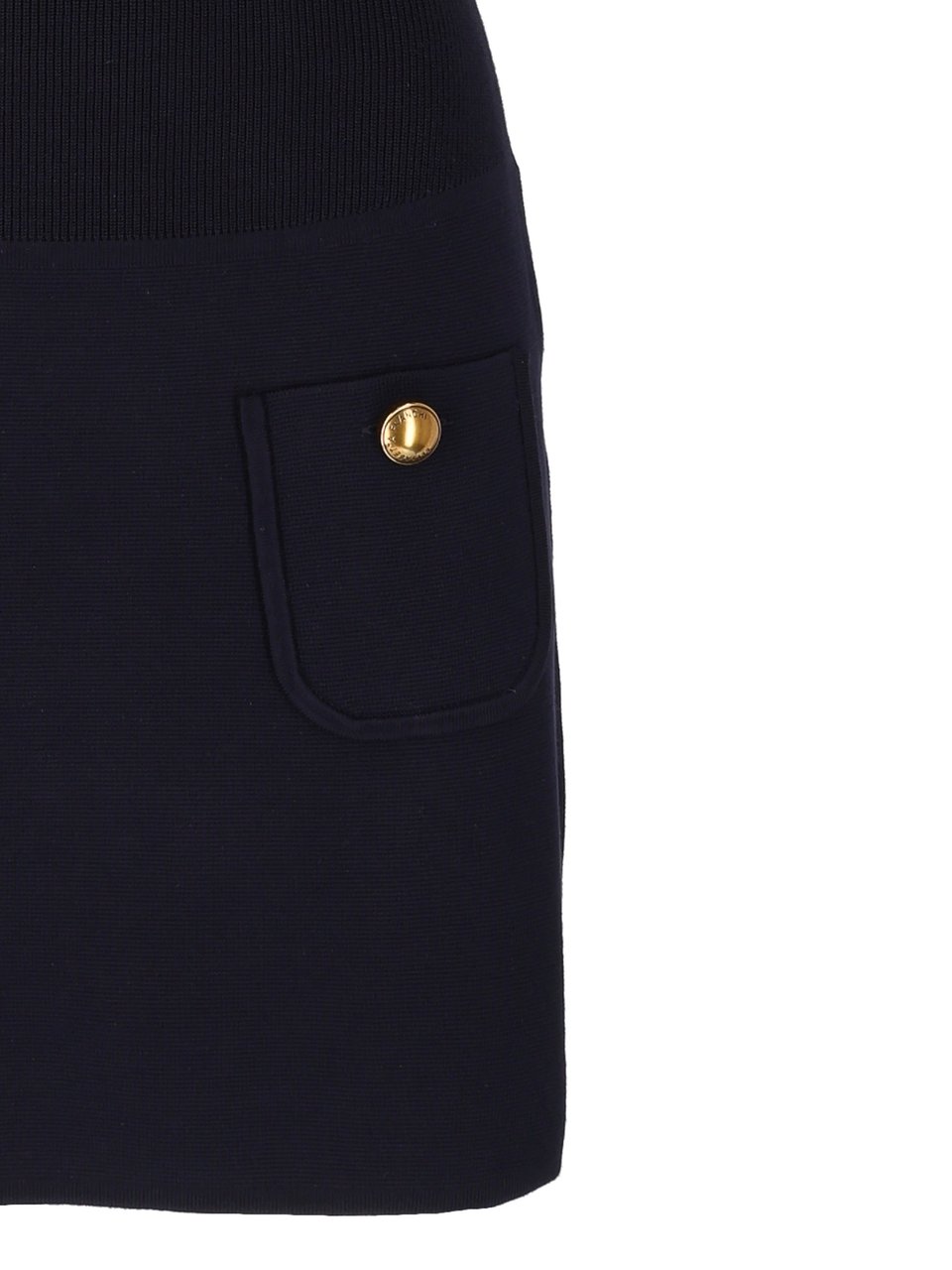 Elisabetta Franchi Fitted Ribbed Knit Mini Dress With Nektie Detail Zwart