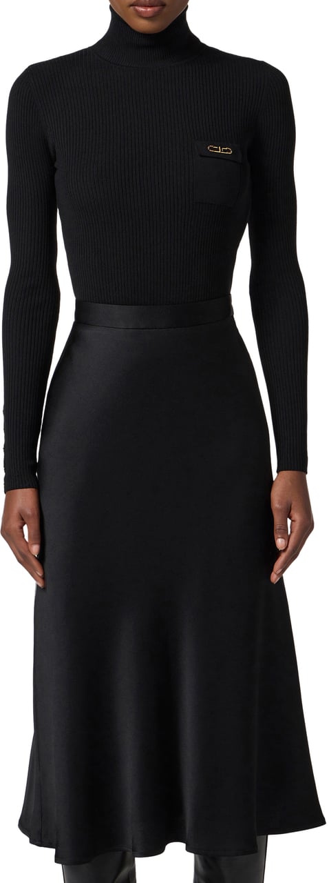Elisabetta Franchi Dresses Black Zwart