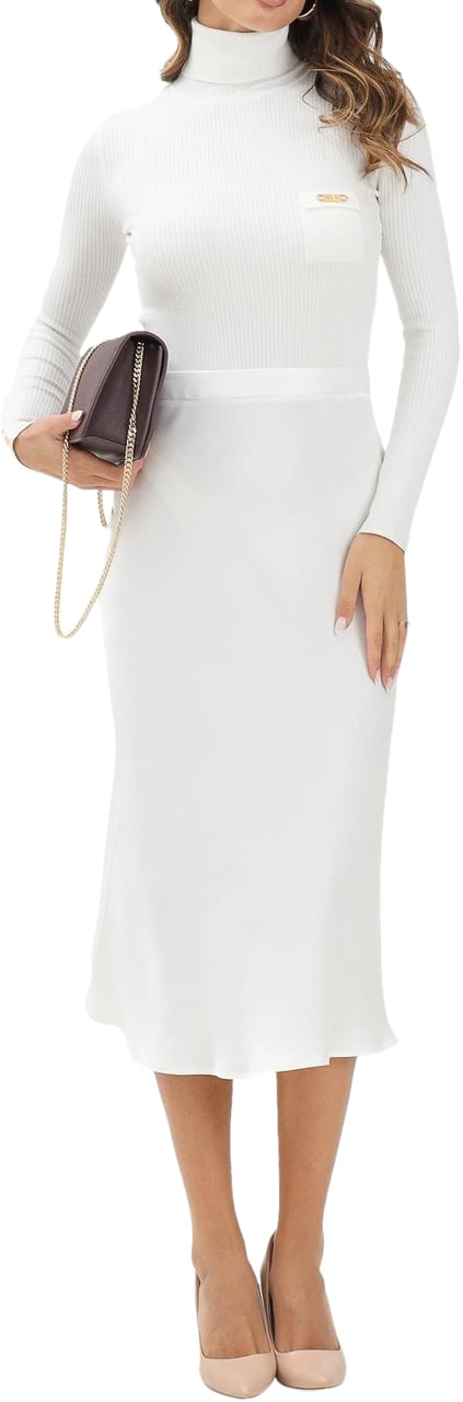 Elisabetta Franchi Dresses Ivory Wit