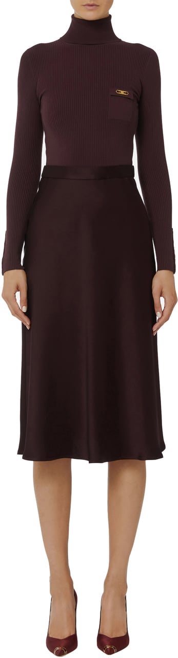 Elisabetta Franchi Dresses Merlot Rood