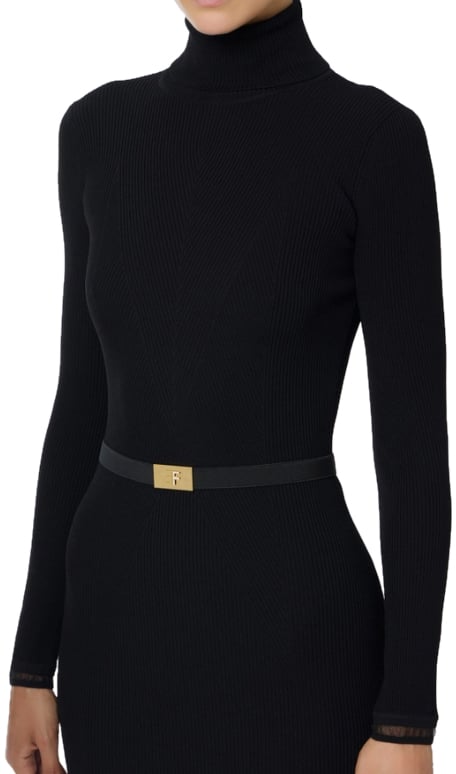 Elisabetta Franchi Dresses Black Zwart