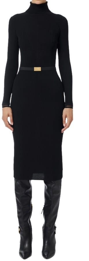 Elisabetta Franchi Dresses Black Zwart