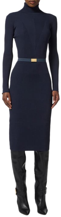 Elisabetta Franchi Dresses Blue Blauw