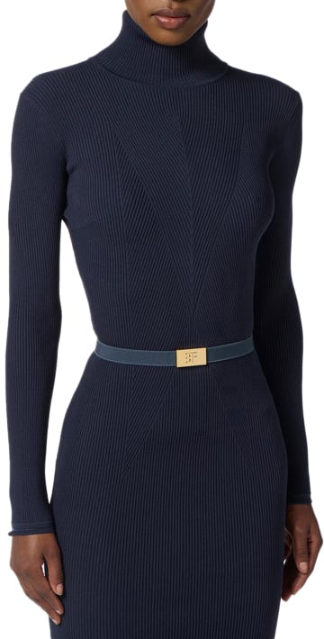 Elisabetta Franchi Dresses Blue Blauw