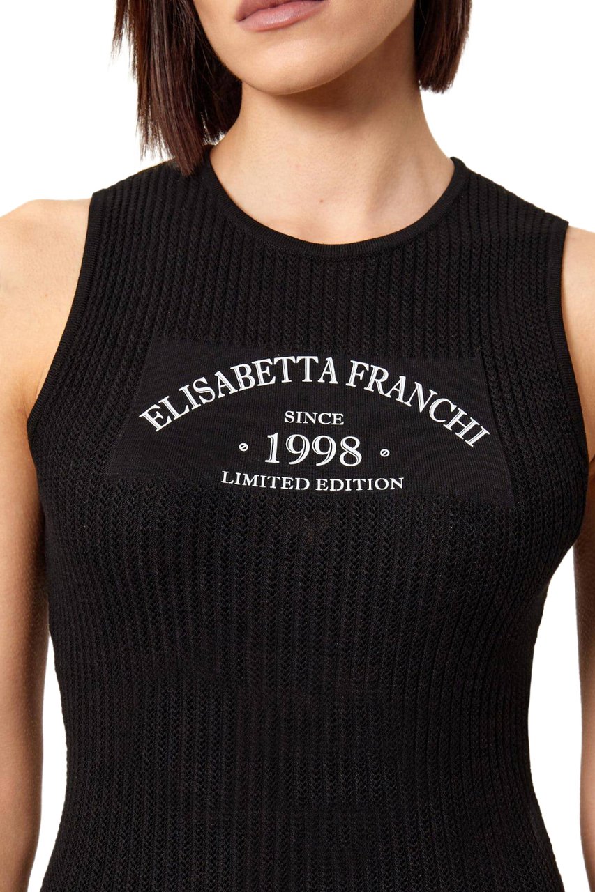 Elisabetta Franchi Dresses Black Zwart