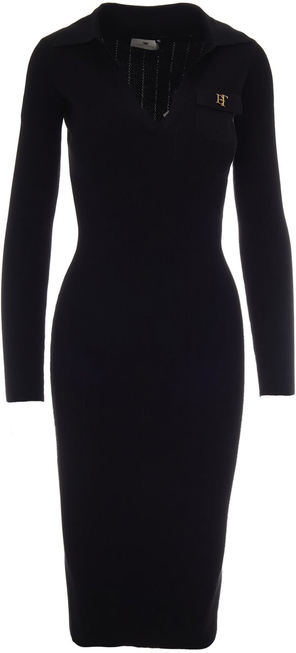 Elisabetta Franchi Dresses Nero Zwart