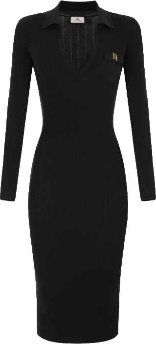 Elisabetta Franchi Dresses Nero Zwart