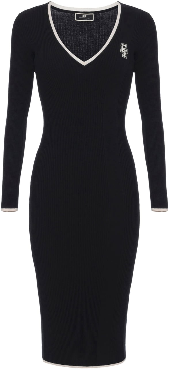 Elisabetta Franchi Dresses Neroburro Zwart