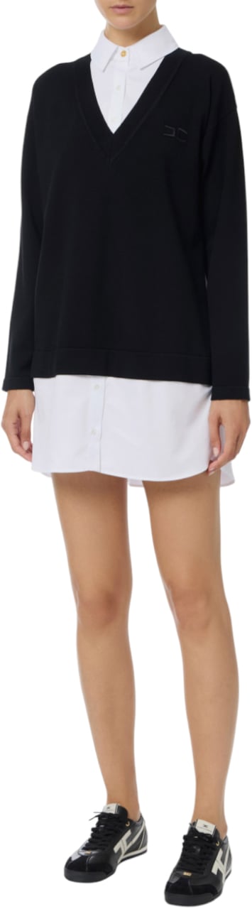 Elisabetta Franchi Dresses Black Zwart