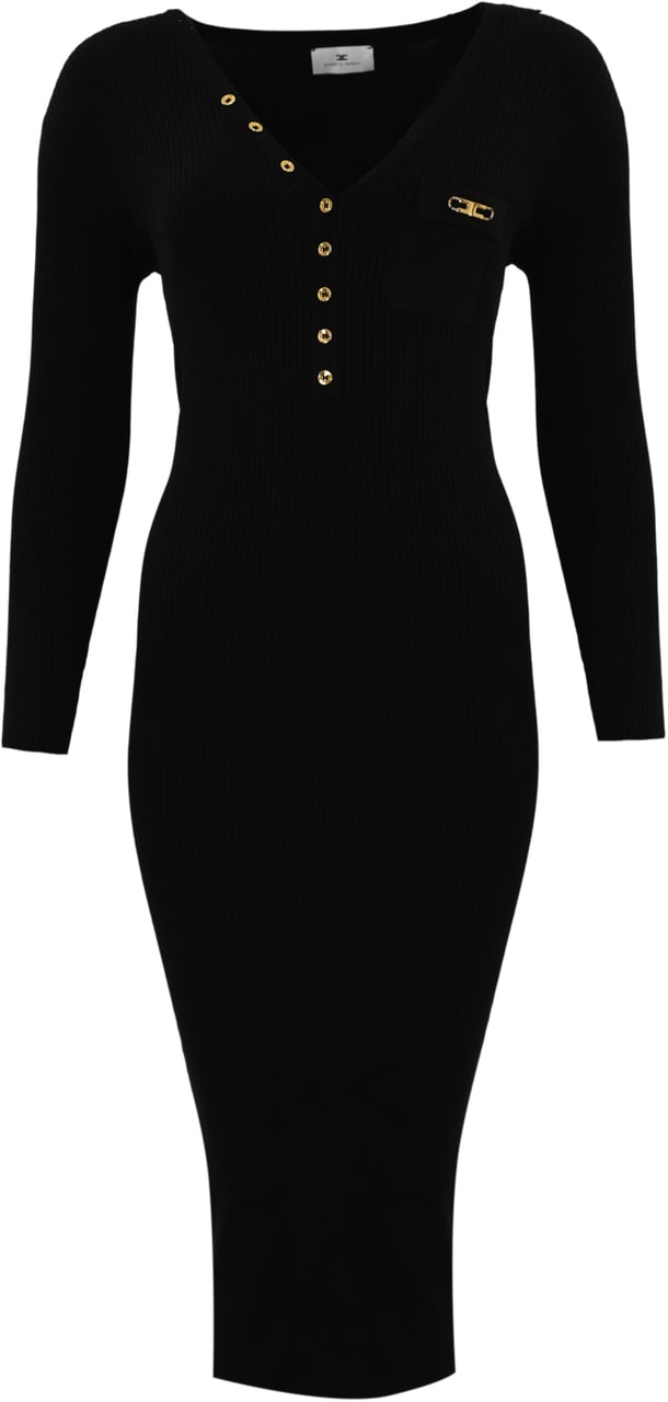 Elisabetta Franchi Dresses Black Zwart
