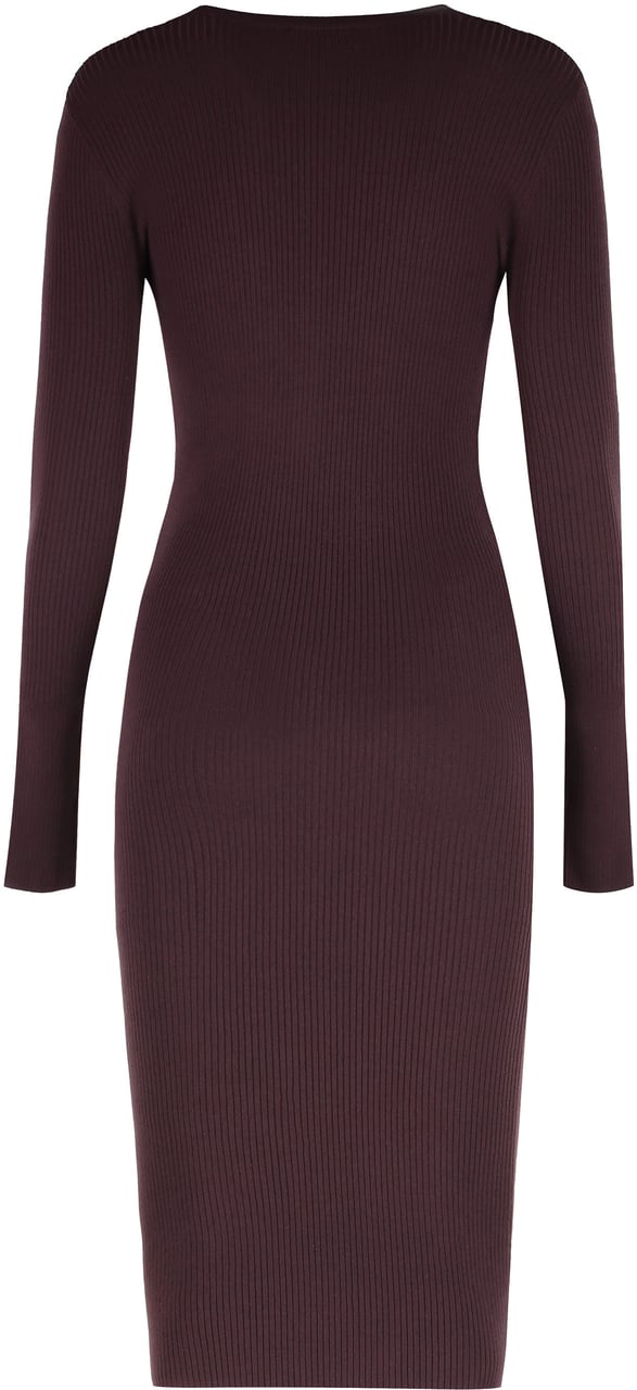 Elisabetta Franchi I live in ribbed knit. Paars