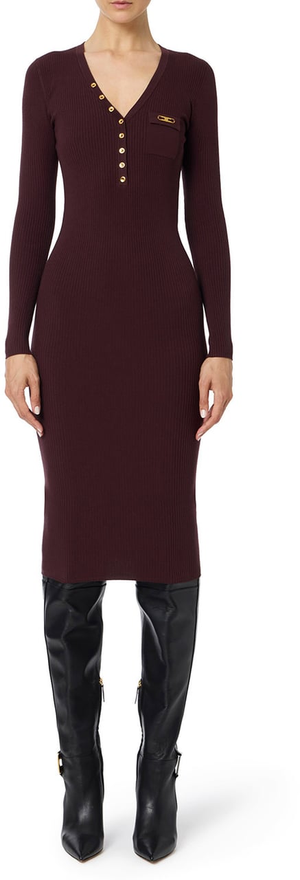 Elisabetta Franchi Dresses Merlot Rood
