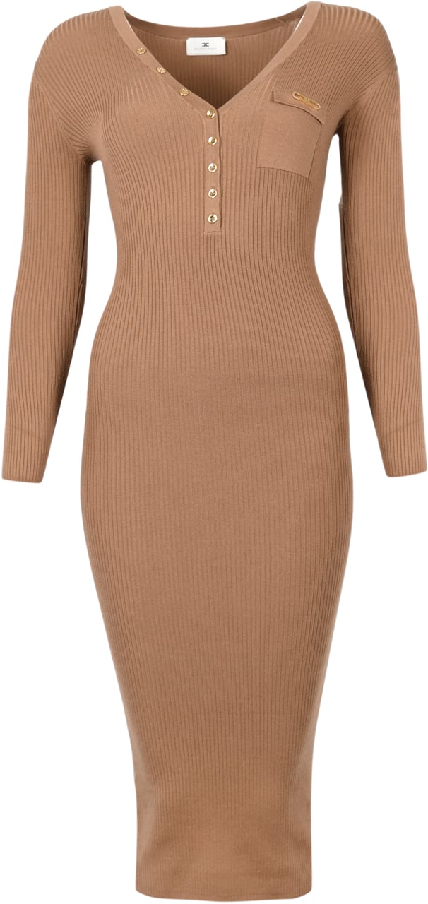 Elisabetta Franchi Dresses Brown Sugar Bruin