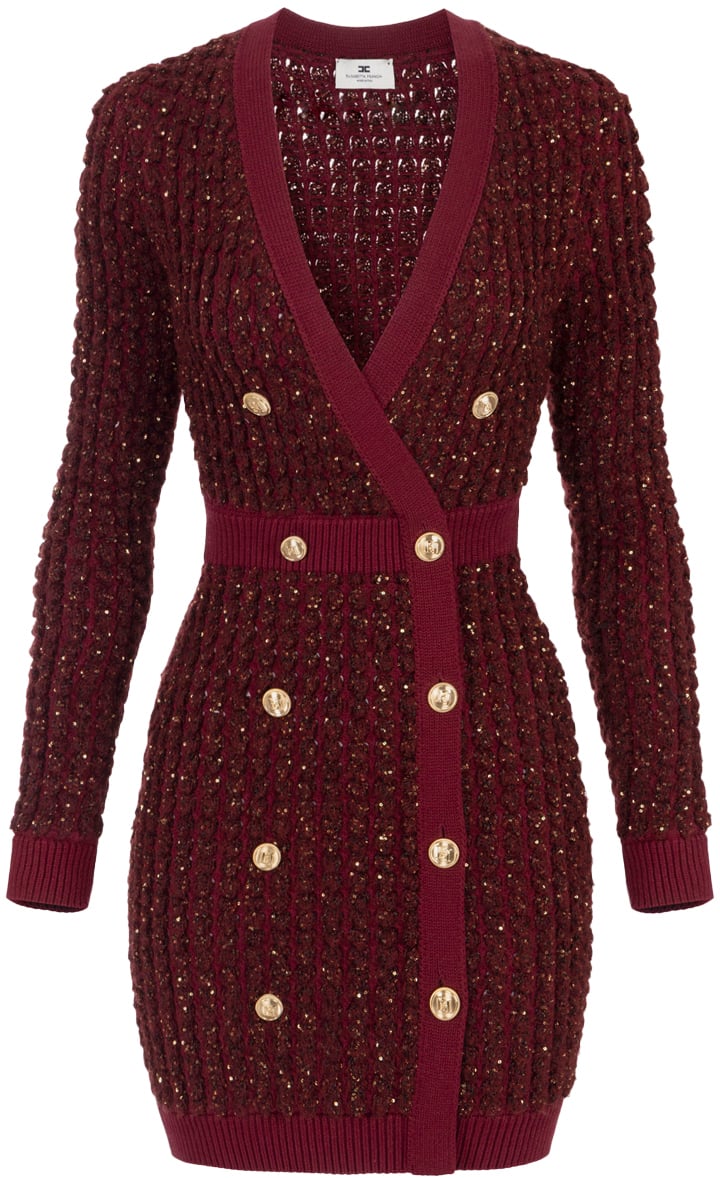 Elisabetta Franchi Dresses Rouge Noir Beige